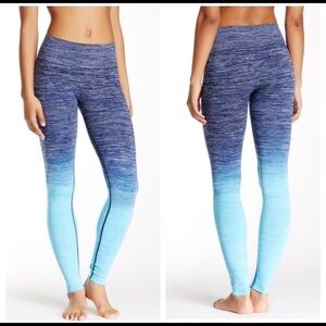 ELECTRIC YOGA•blue faded ombré leggings woman L